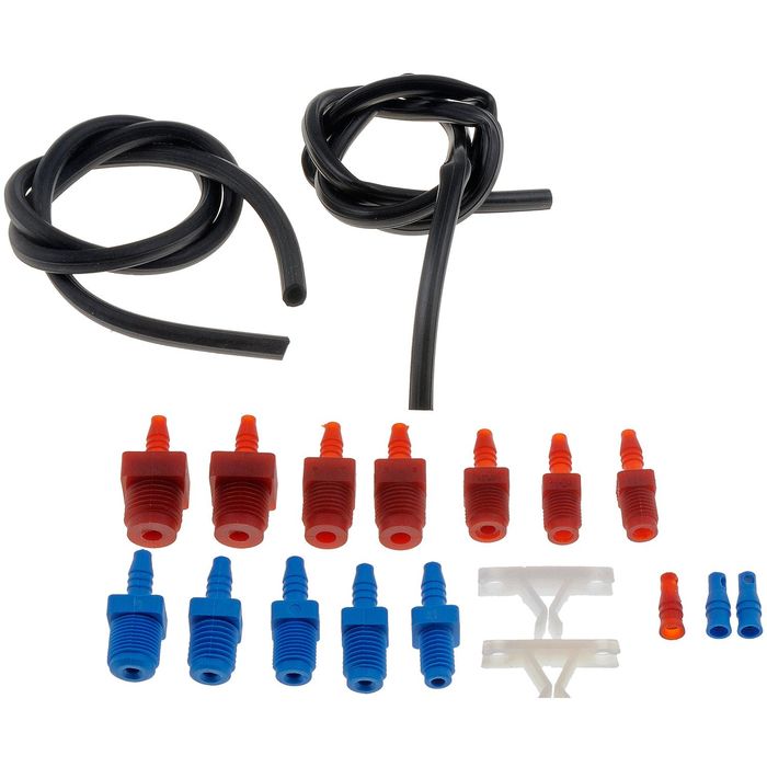 Auto Brake Fluid Bleeder Adapter Kit 17 Pcs Master Cylinder Bleeder Tool Kit  for Most Vehicles Brake Fluid Bleeding or Refilling 