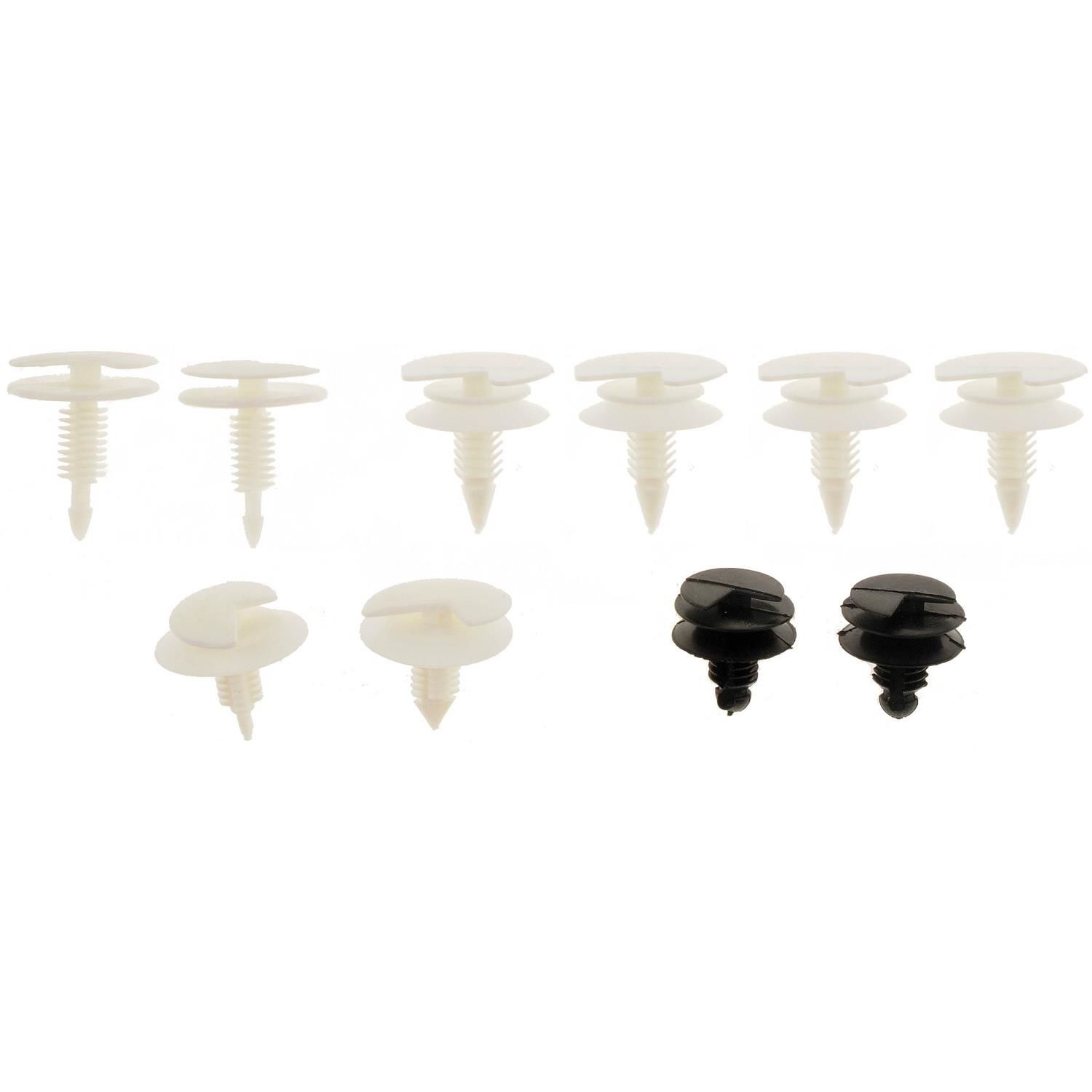 Dorman - HELP Assorted Nylon Trim Panel Clips 10 Piece