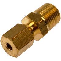 Dorman - Autograde 1/8in x 1/8in Pipe To Compression Fitting Male NPT Connector
