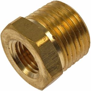 Dorman Autograde 1 4in Female Npt X 1 2in Male Npt Brass Bushing