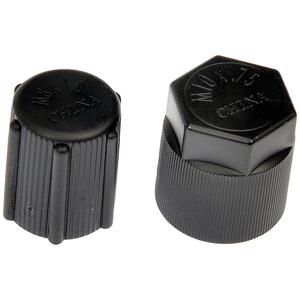 10PCS Car Air Conditioning Valve Caps, Leakproof AC System Charging Port Covers High & Low Pressure Valve Core Adapters For Refrigeration Air Conditioner