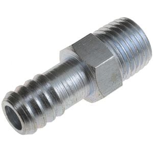 Help 3/8 in. hose x 1/4 in. NPT x 1 in. long metal GM heater hose ...