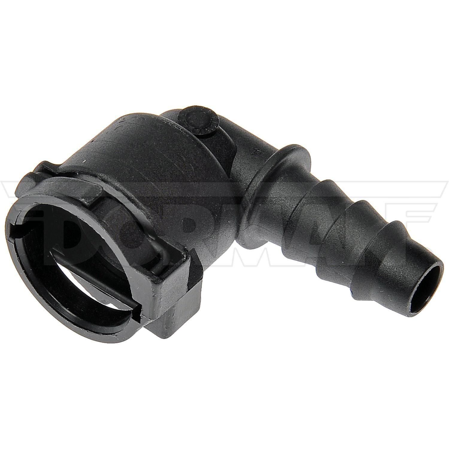 Dorman OE Solutions 6mm I.D. 90 Degree Elbow To 6mm I.D. Barbed Heater Hose Connector 2 Piece