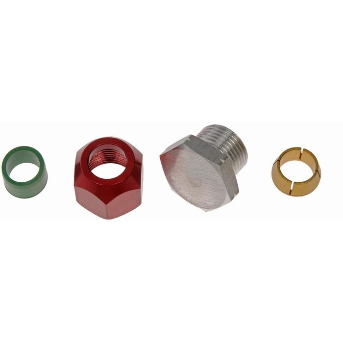 Dorman 800-992 Line Terminator Block-Off Kit - 1/2" O.D. Replacement Part Ready To Paint