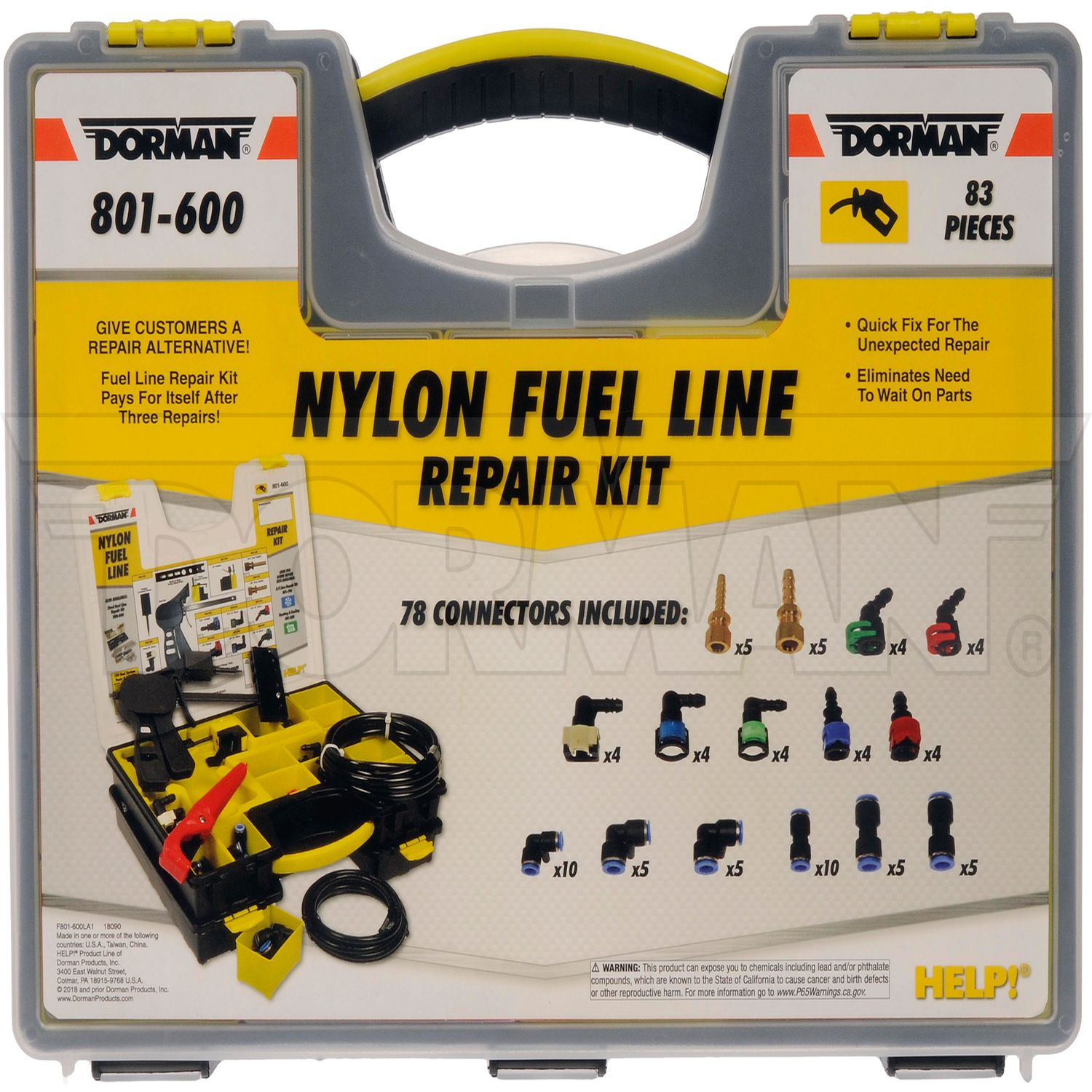 Dorman OE Solutions Fuel Line Repair Tech Tray