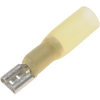 Bomgaars : Dorman 5/16 IN 12-10 Gauge Weather-Proof Terminal Ring Connector,  Yellow, 7-Pack : Ring Terminals