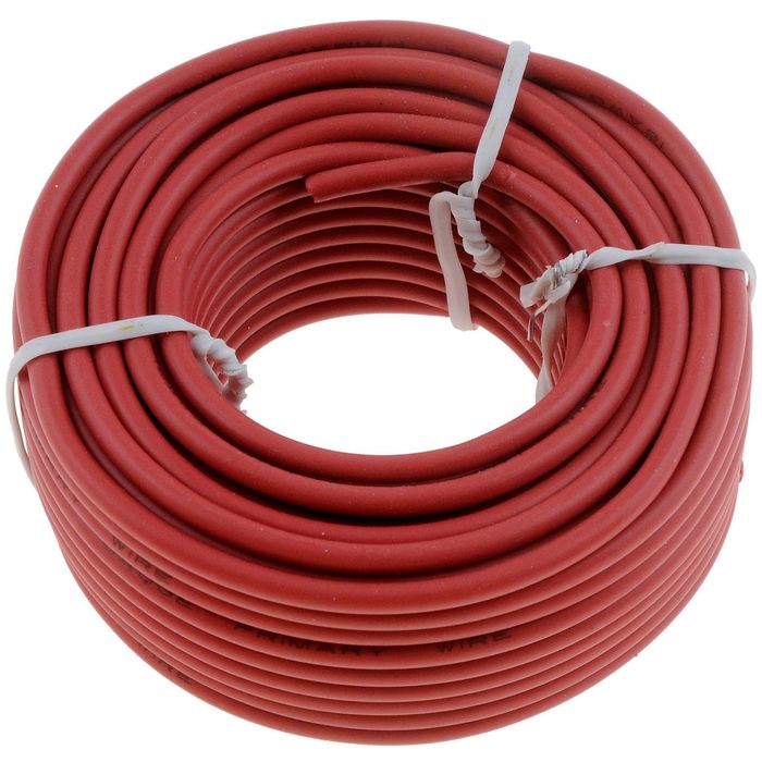 16 Gauge Wire, Red, Gpt Primary Wire, 16/30, 35 foot