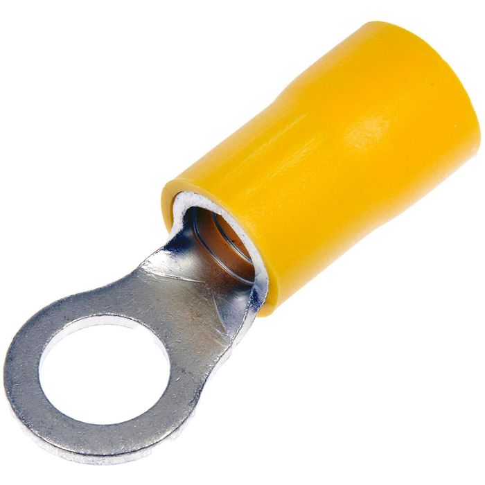 Dorman Conduct Tite Yellow 3/8in 4 Gauge Ring Terminal 2 Piece