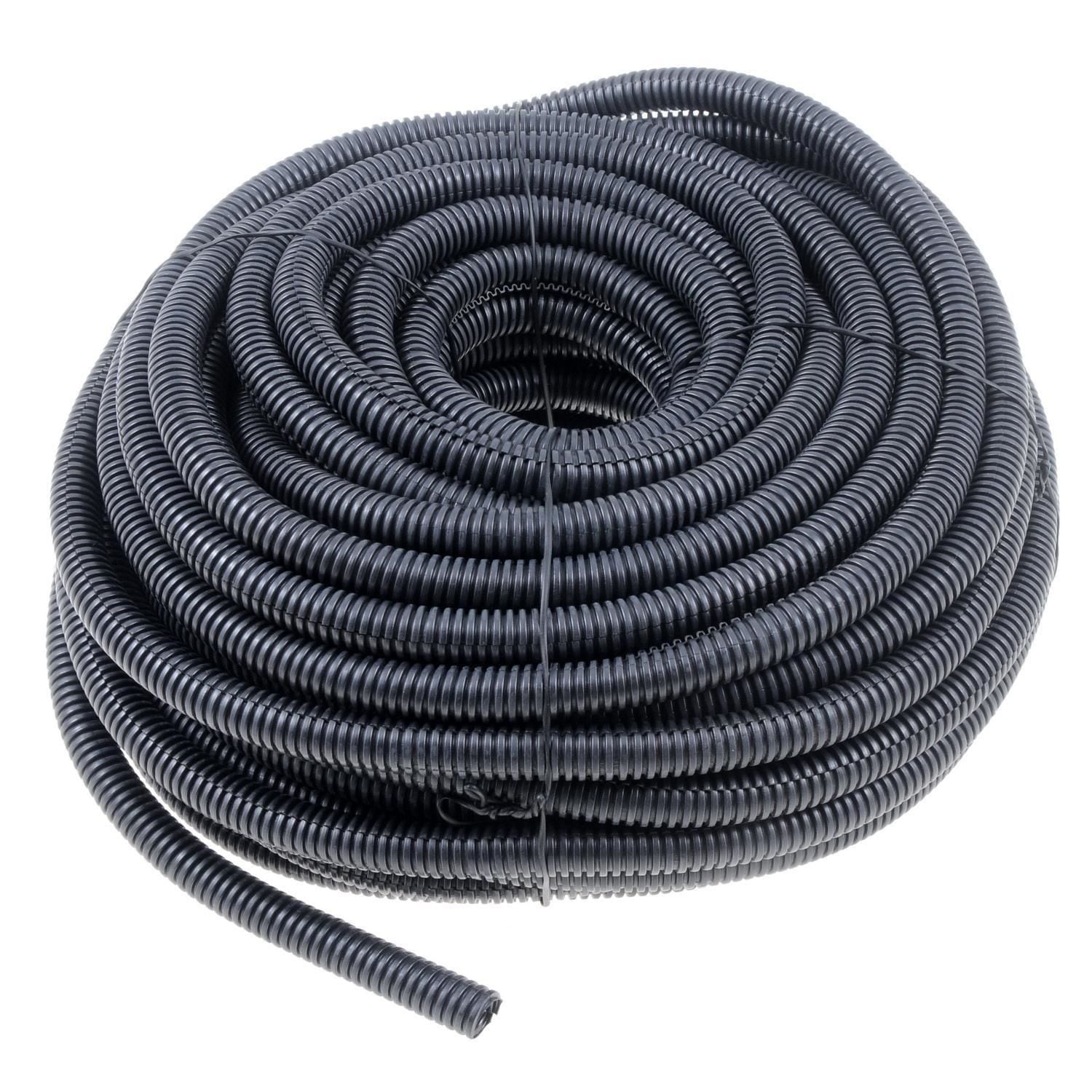 Dorman ConductTite Black 3/8in x 100ft Flex Split Wire Conduit