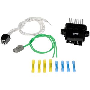 aqxreight Heater Blower Resistor,Car Heater Blower Motor Resistor with  Wiring OE 7701209803 Replacement for MK III 2005-2012