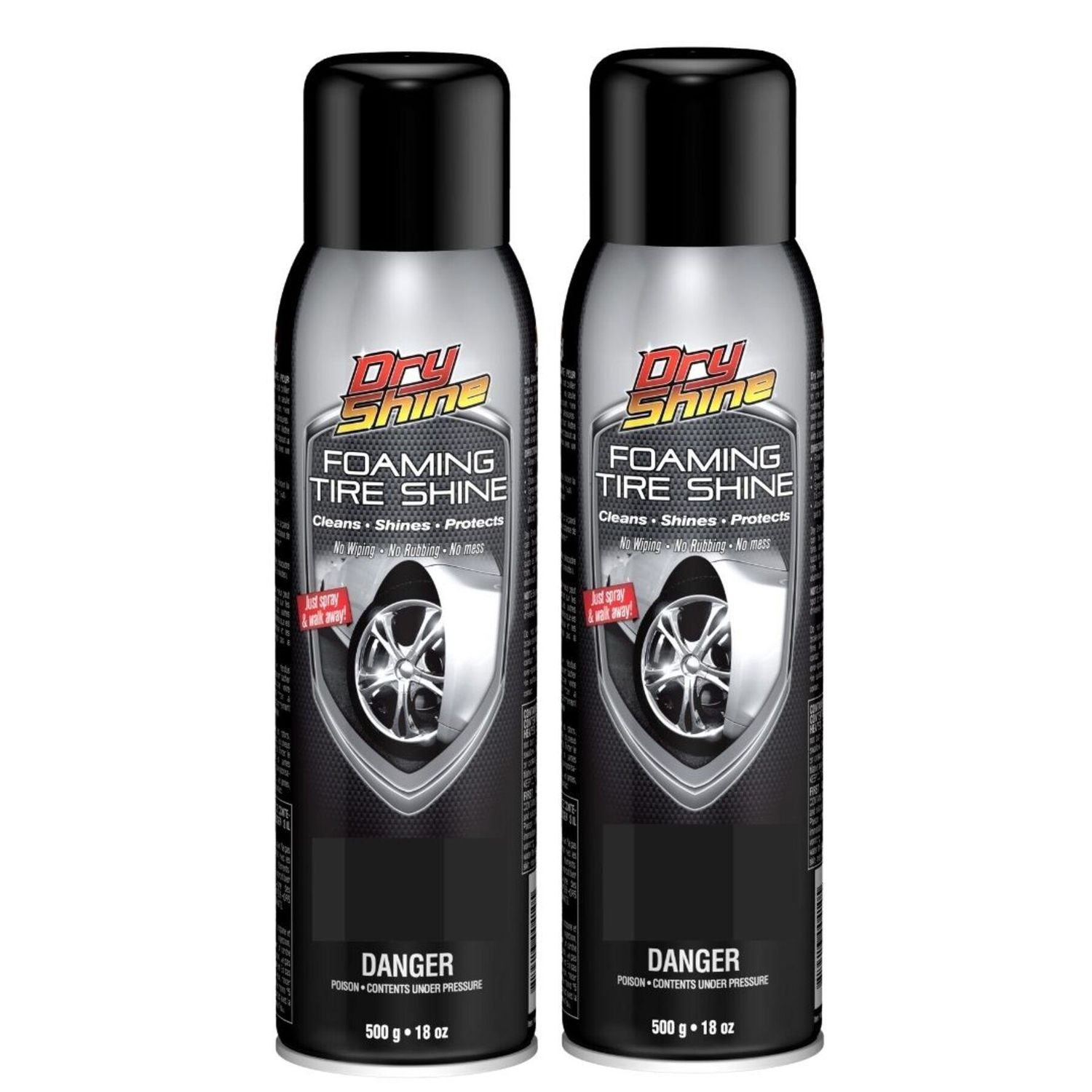 Dry Shine Foaming Tire Shine Spray 18oz