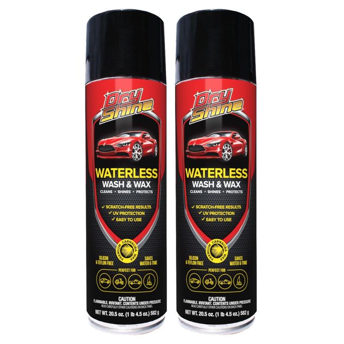 Dry Shine Waterless Wash And Wax 20.5oz 2 Piece
