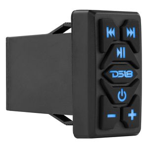 DS18 Marine and Powersports Waterproof Rocker Switch Bluetooth Audio Receiver with Controls