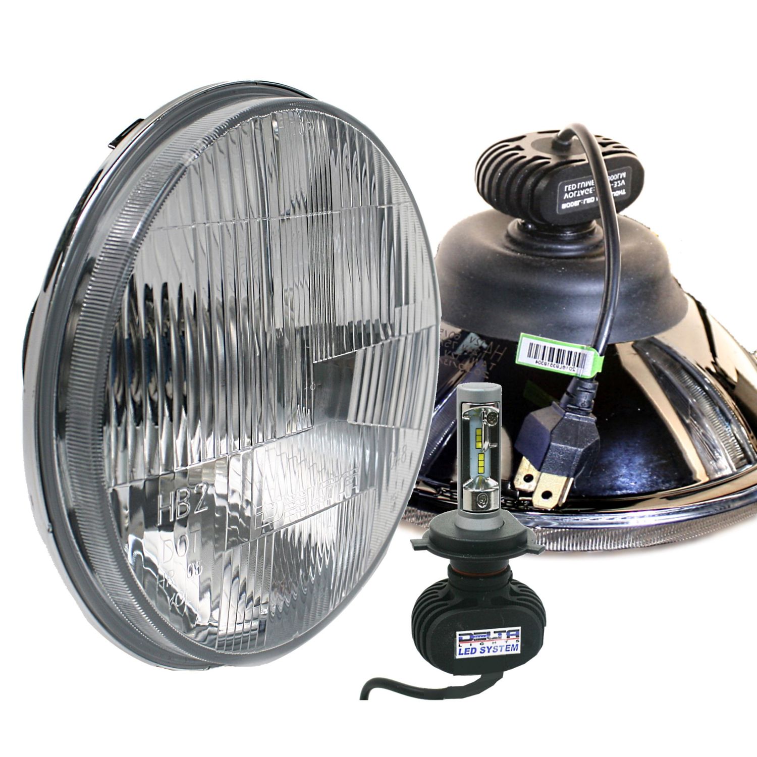 Delta Light 2 pcs. 5 3/4 in. classic high beam xenon