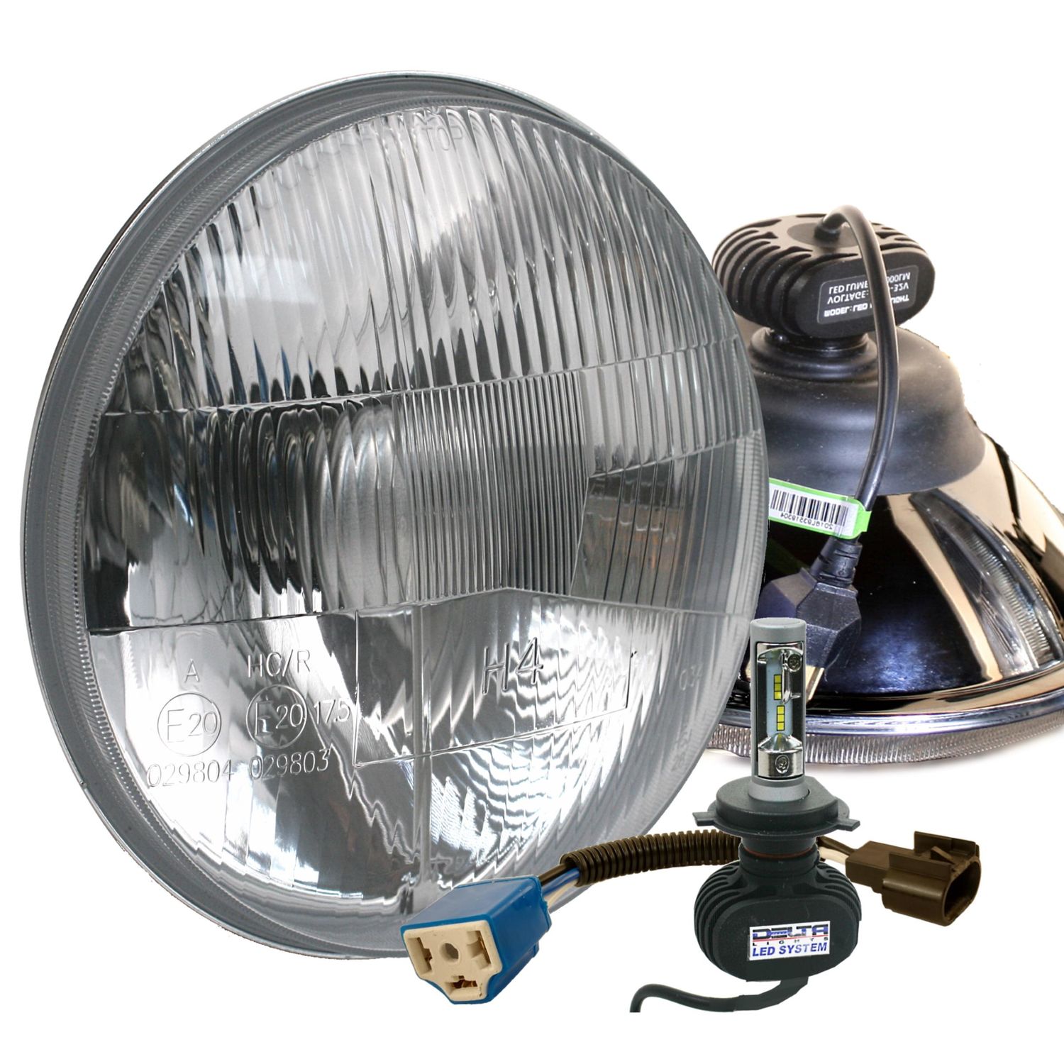 Delta Light Classic LED Headlight Set 1 Pair