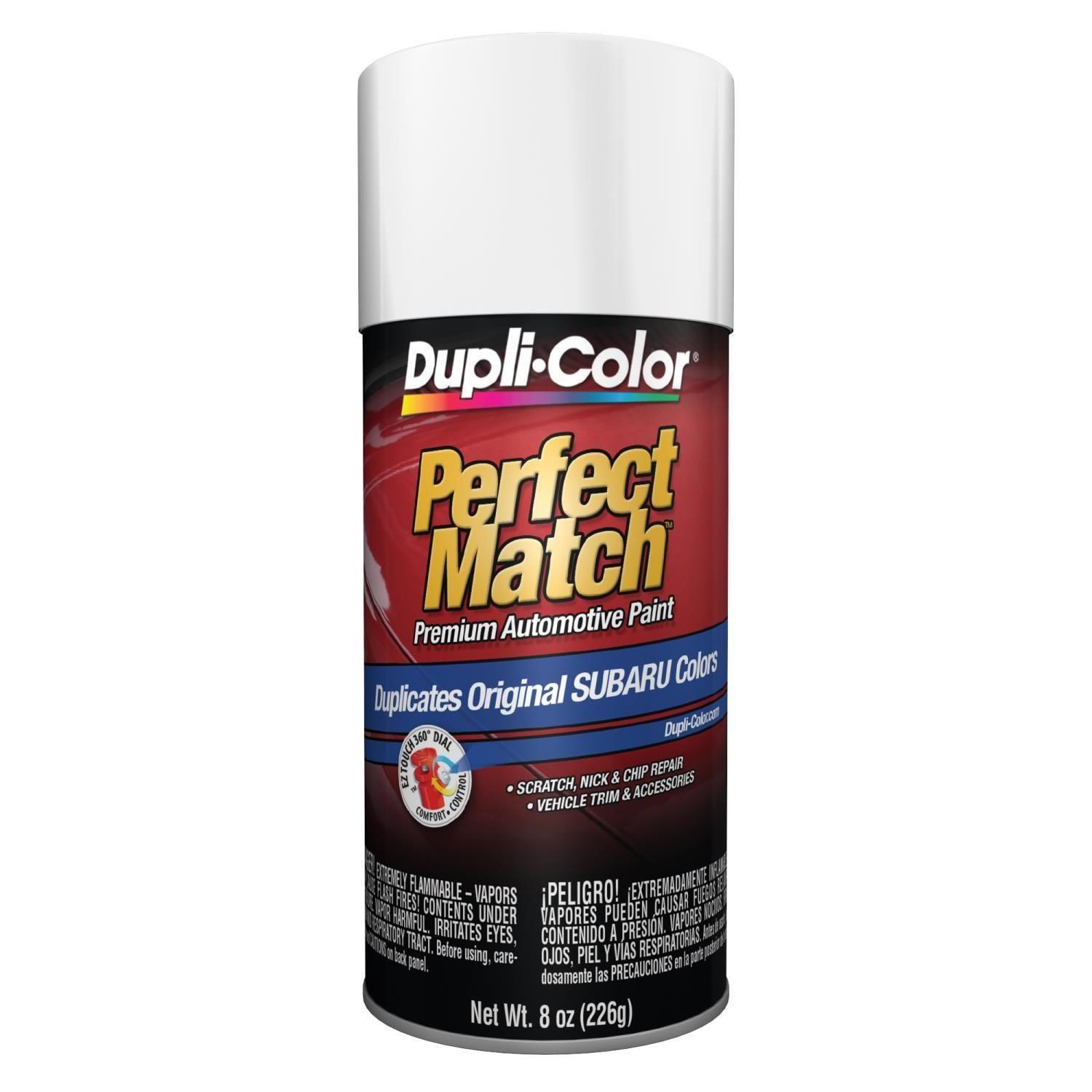 DupliColor Glacier White Subaru Exact Match Automotive Aerosol Paint 8oz