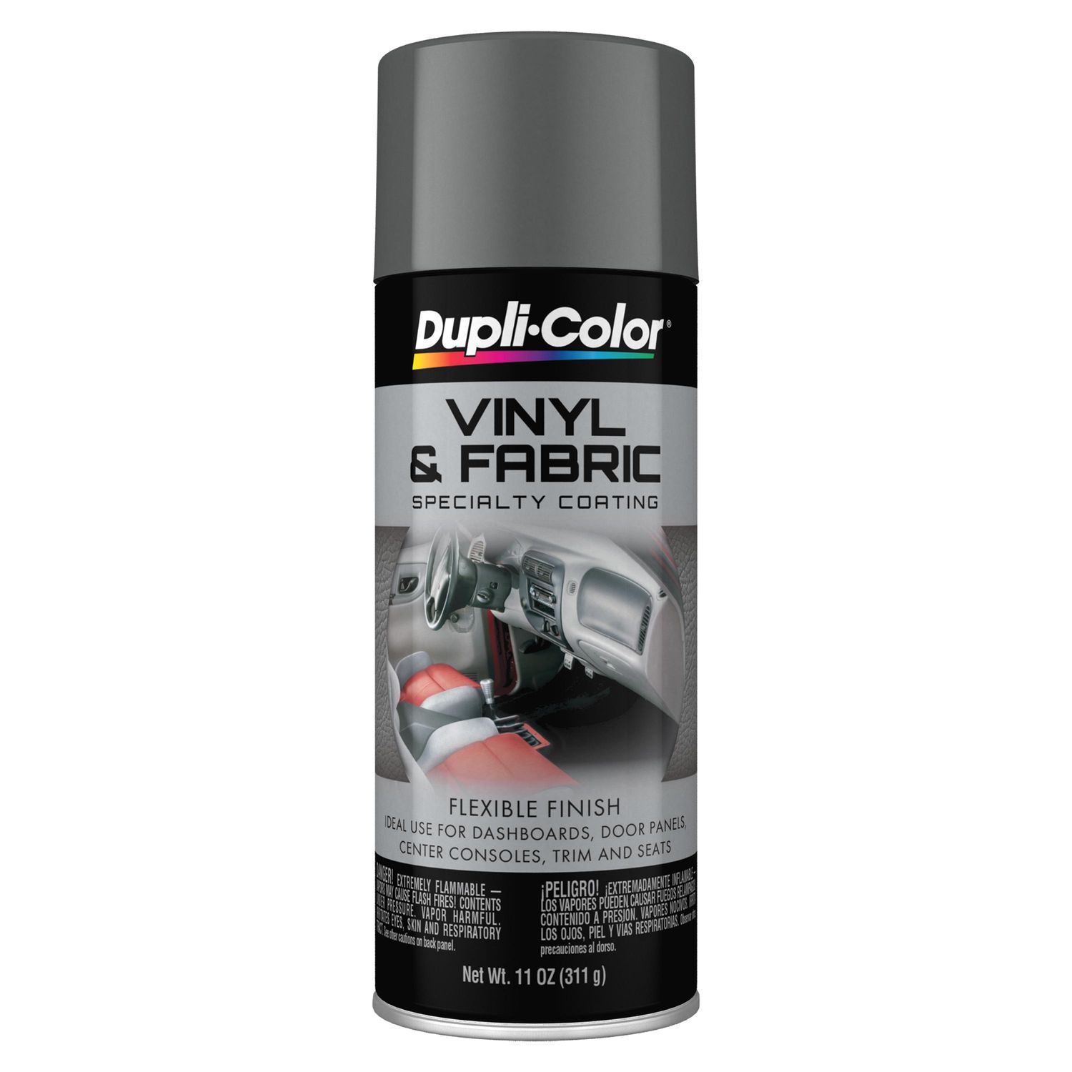 DupliColor Charcoal Gray Vinyl & Fabric Spray Paint 11oz