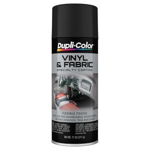 Dupli Color Flat Black Vinyl Fabric Spray Paint 11oz