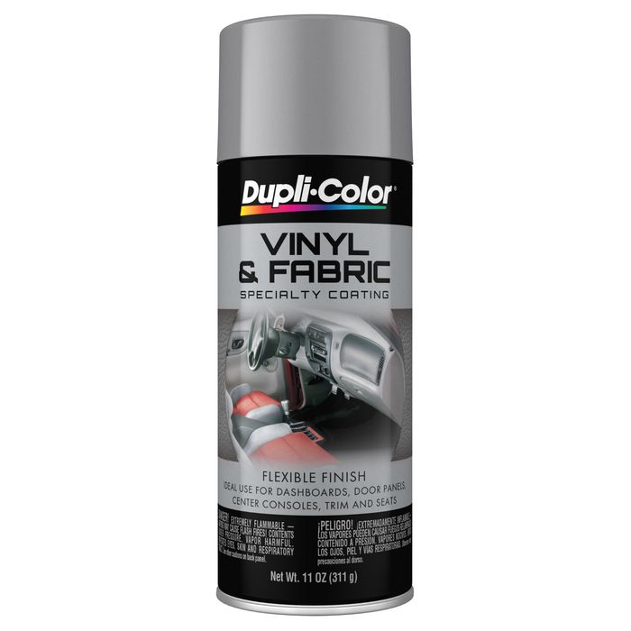 Duplicolor Vinyl & Fabric Coating: Medium Gray, Aerosol, Flexible