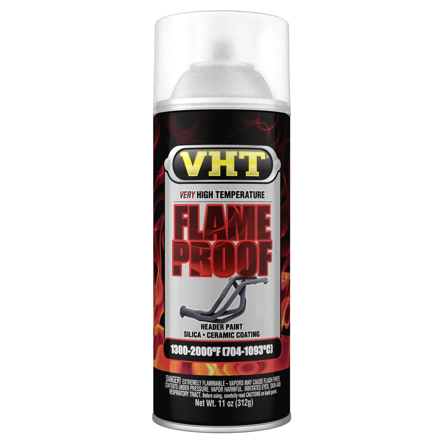 VHT Satin Clear Flameproof High Heat Paint 11oz