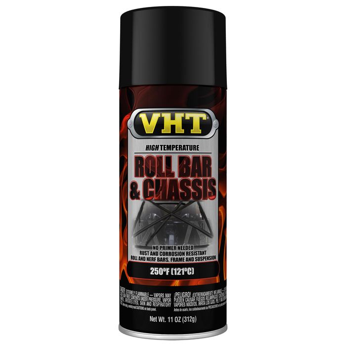 VHT Satin Black Roll Bar High Heat Paint 11oz