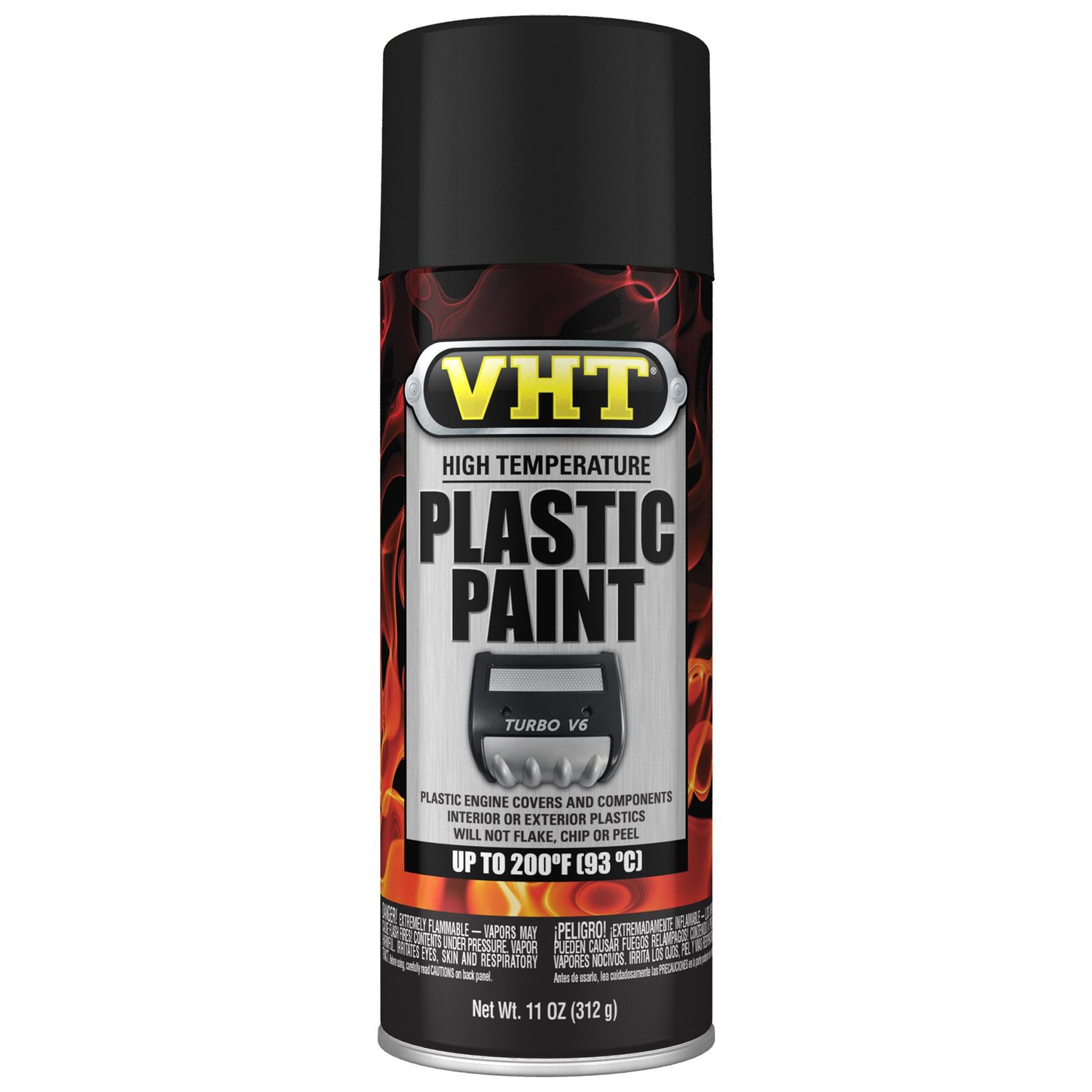 VHT Satin Black Plastic High Heat