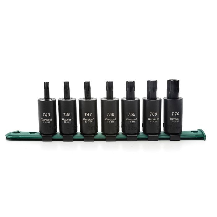 1/2 in. Drive Impact Torx Set (7-Piece) 1/2 in. Drive Impact Torx Set (7-Piece)