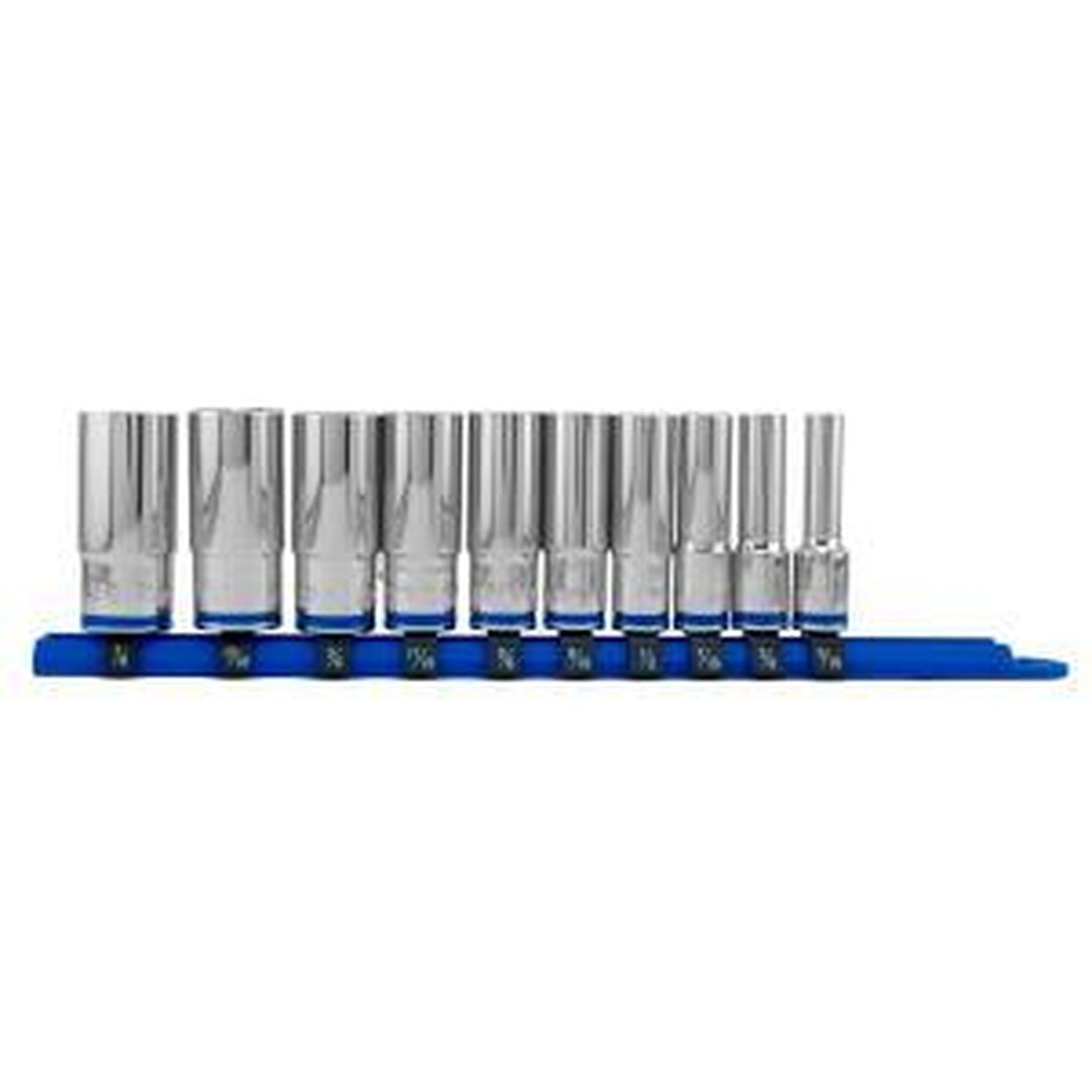 Duralast 3/8in Drive SAE Deep Socket Set 10 Piece