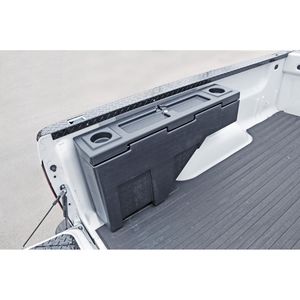 Dee Zee Black Poly Plastic Specialty Series Driver Side Wheel Well Tool Box