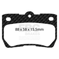 EBC Performance Brake Pads DP21586 for 2006 Lexus IS250