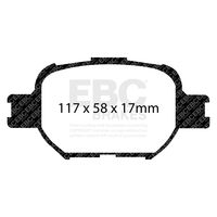 EBC Performance Brake Pads DP31325C for 2006 Scion tC