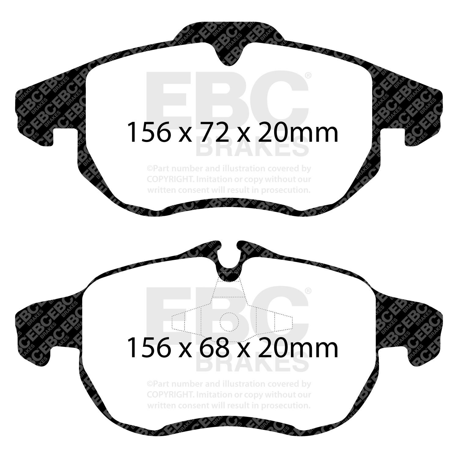 EBC Performance Brake Pads DP31414C