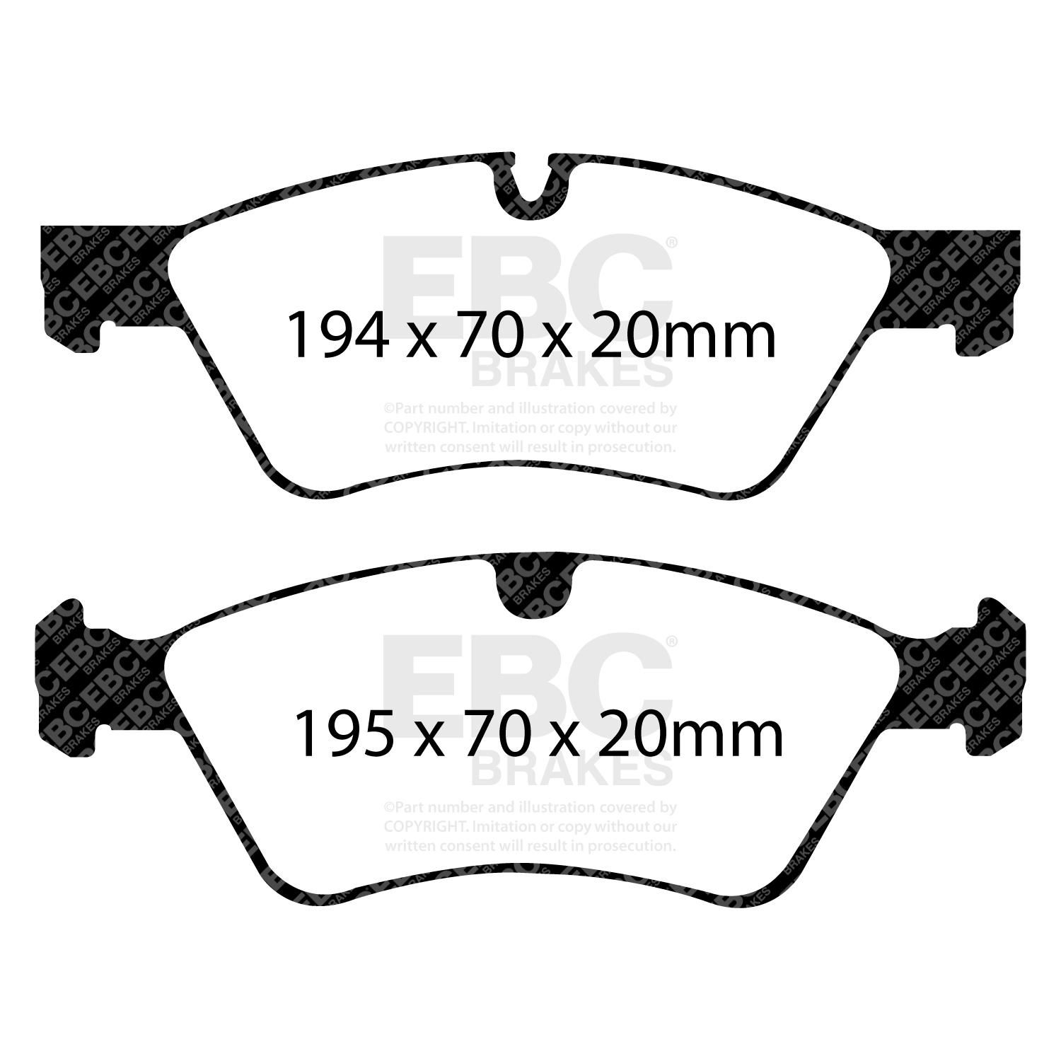 EBC Performance Brake Pads DP31592C