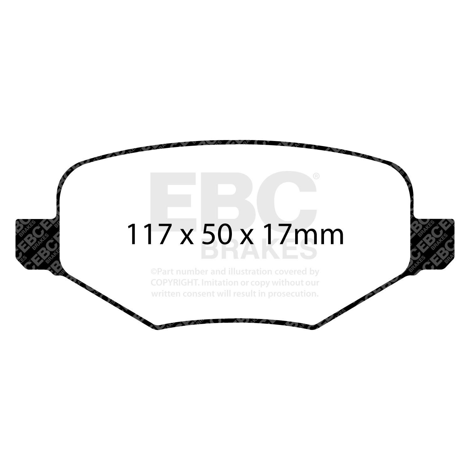 EBC Performance Brake Pads DP31826C