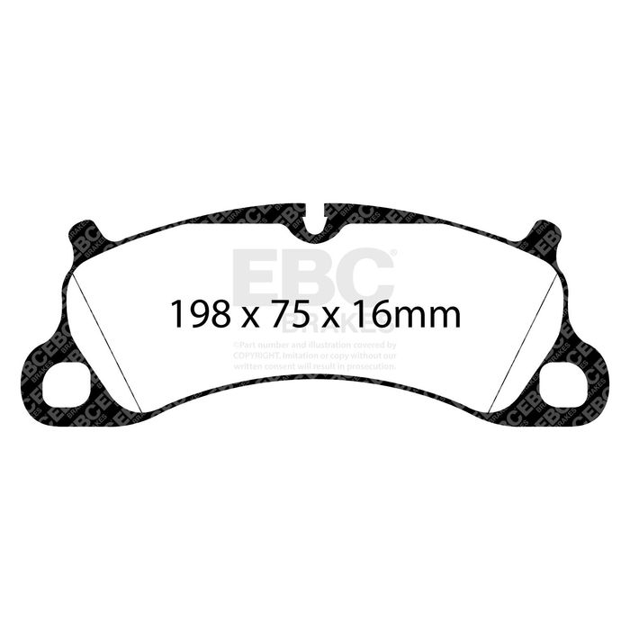 EBC Brakes Organic Disc Brake Pad Set DP32144C