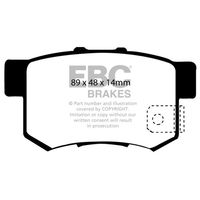 EBC Performance Brake Pads DP41193R for 2001 Honda Accord
