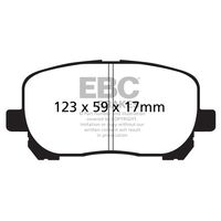 EBC Performance Brake Pads DP41637R for 2005 Toyota Corolla