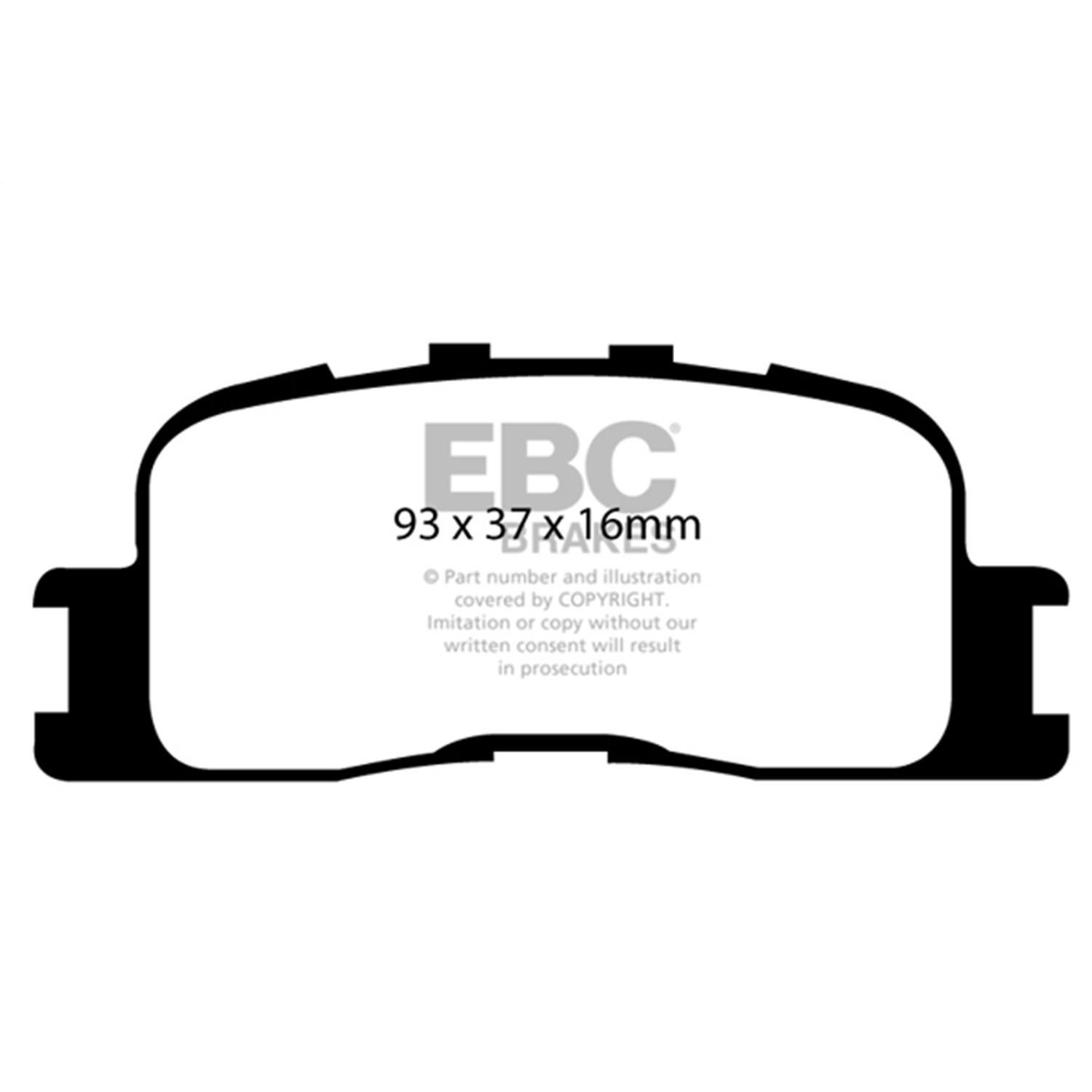 EBC Performance Brake Pads DP41716R