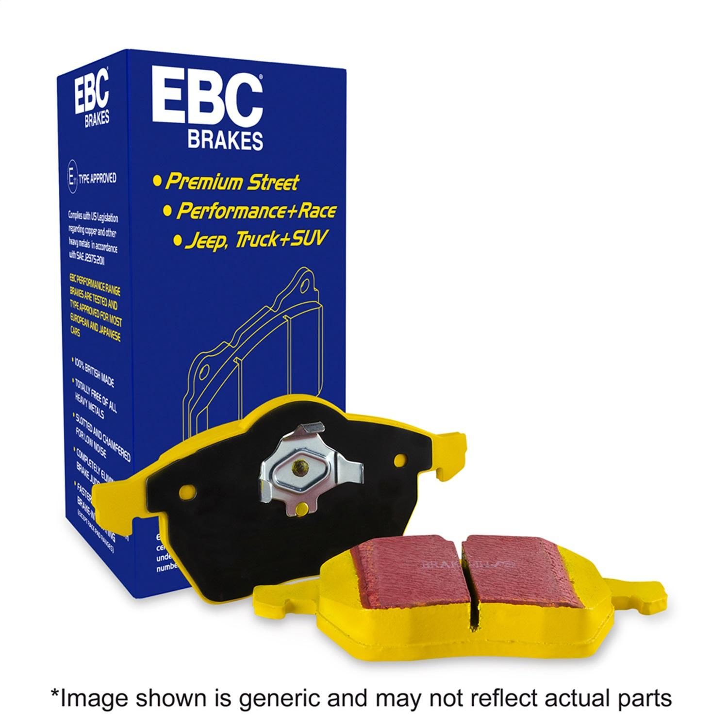 EBC 4000 Series Yellowstuff Street and Track Performance Brake Pads