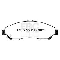 EBC Performance Brake Pads DP41801R for Acura ZDX