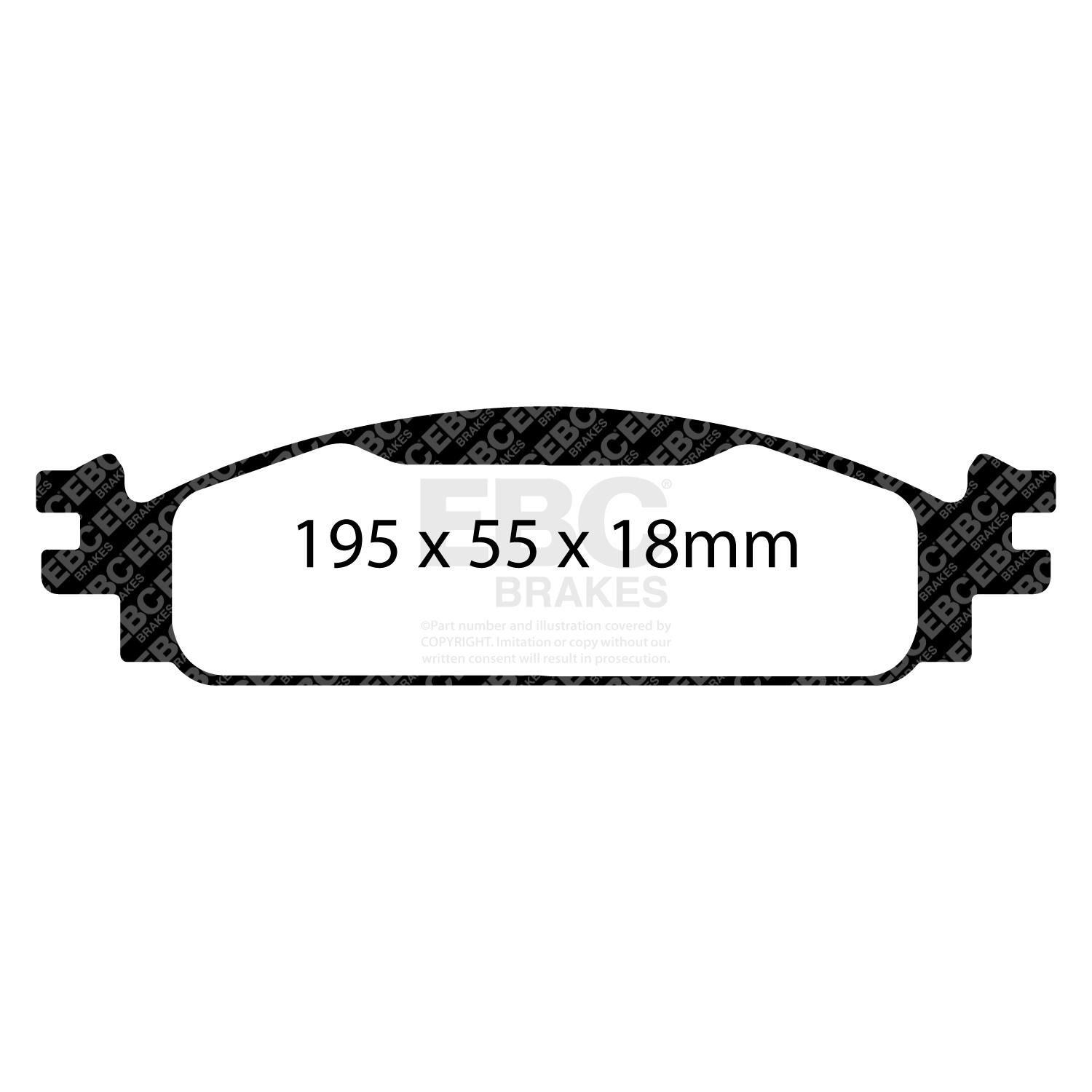 EBC Performance Brake Pads DP41825R