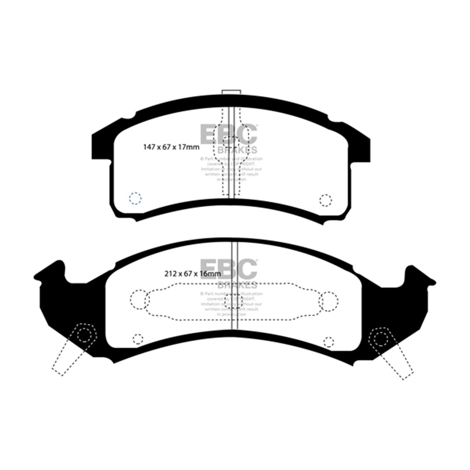 EBC Performance Brake Pads DP61271