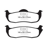 EBC Performance Brake Pads DP61707 for Infiniti QX56