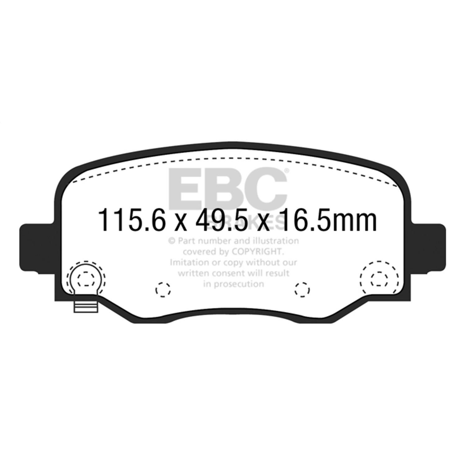 EBC Performance Brake Pads DP63031
