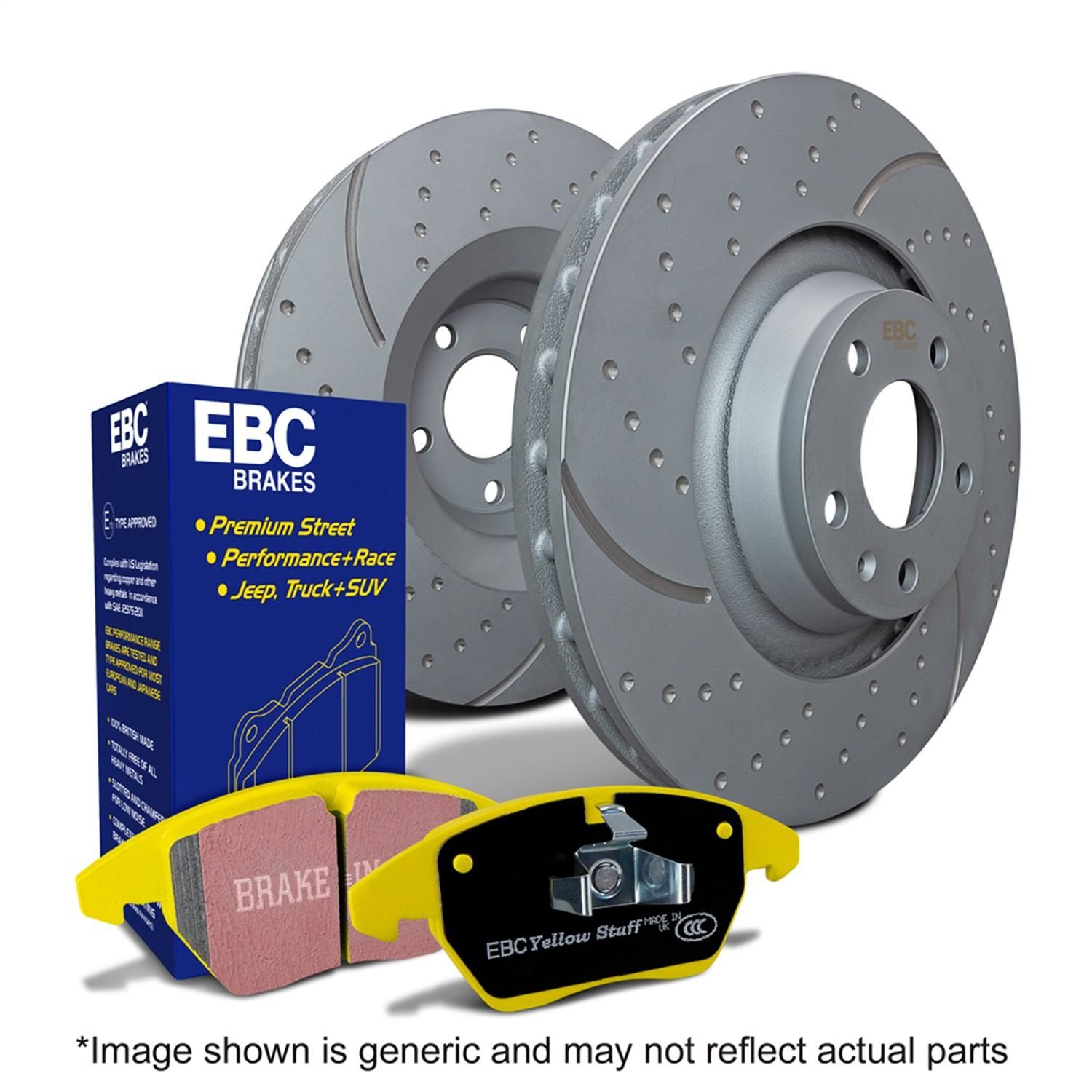 EBC Performance Brake Pads Rotors Kit S5KF1551