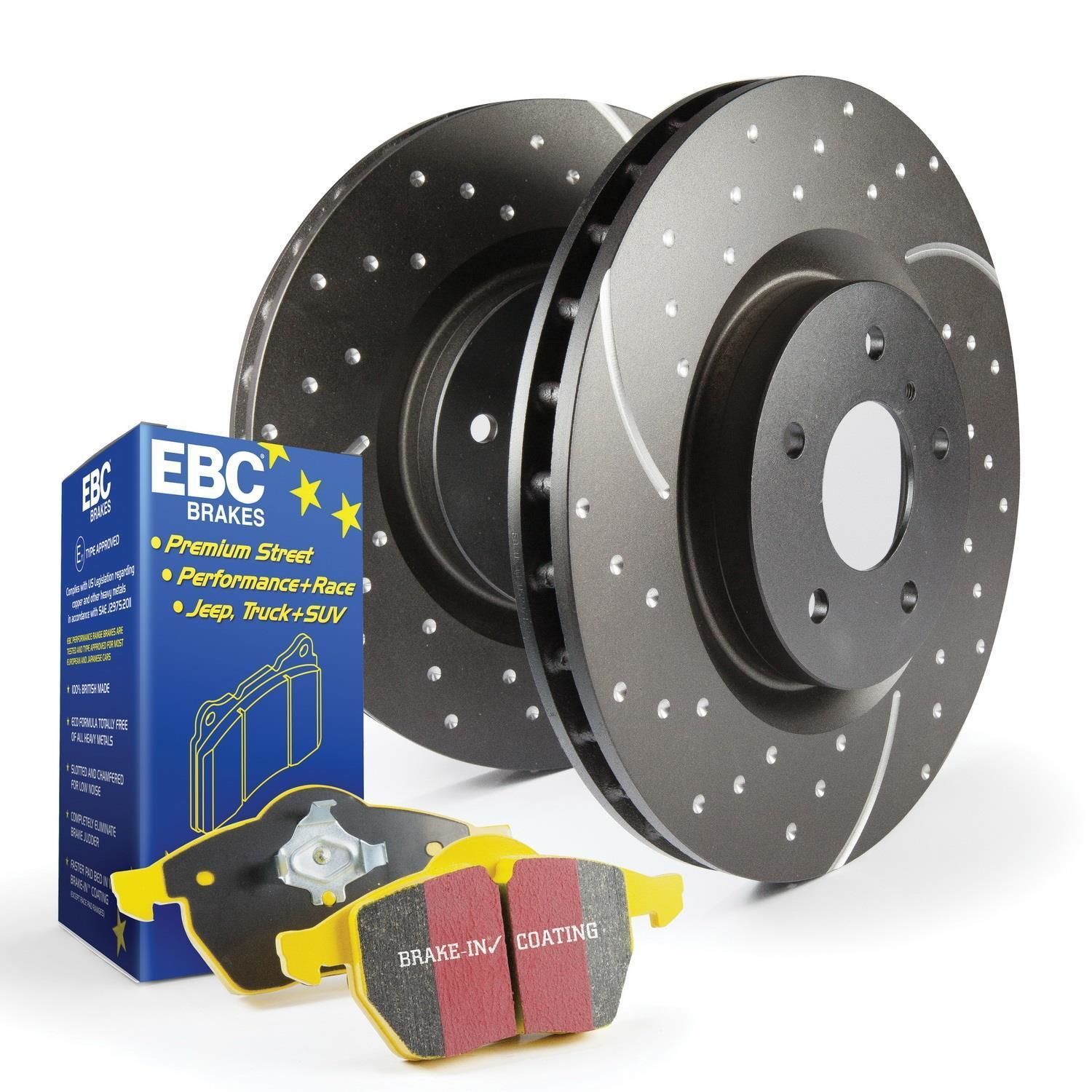 EBC Performance Brake Pads Rotors Kit S5KR1034