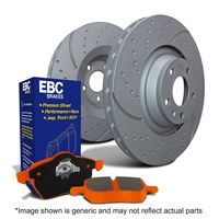 EBC Performance Brake Pads Rotors Kit S8KF1039 for 2012 Dodge Caliber
