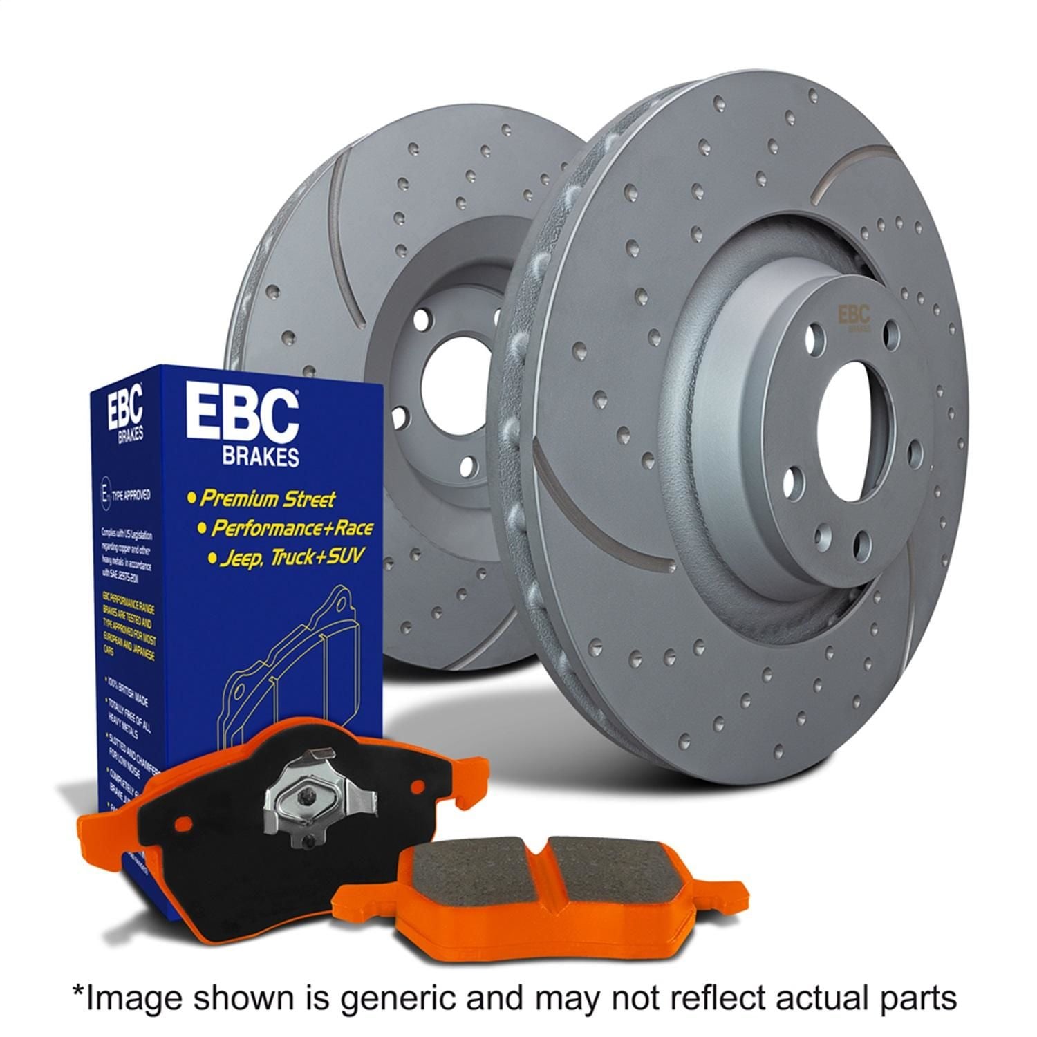 EBC Performance Brake Pads Rotors Kit S8KF1112