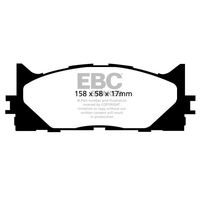 EBC Performance Brake Pads UD1222 for Lexus ES350