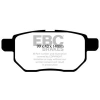 EBC Performance Brake Pads UD1354 for 2013 Scion xB